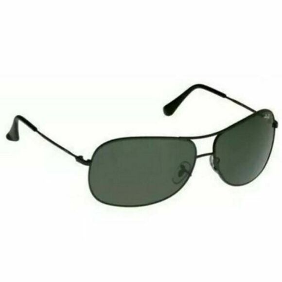 Ray-Ban Aviator Style Sunglasses W/Green Lens - Picture 2 of 3